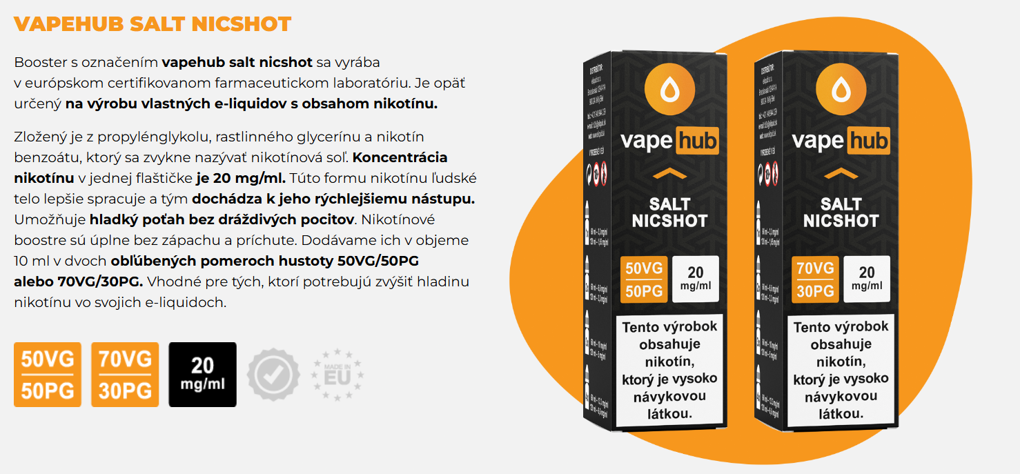 vapehub web banner salt nicotine booster